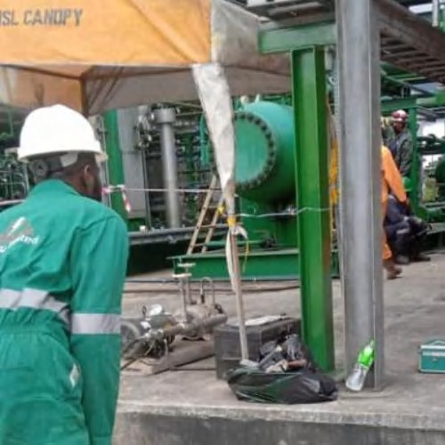 Valve and metering skid detail